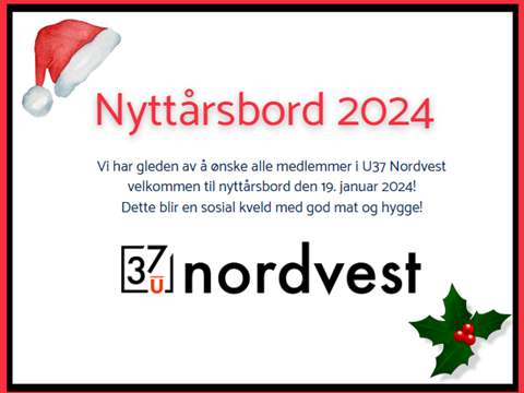 U37 Nordvest - Nyttårsbord 2024