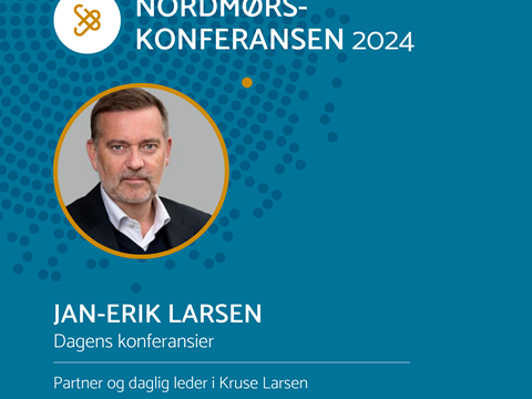 Konferansier på Nordmørskonferansen 2024