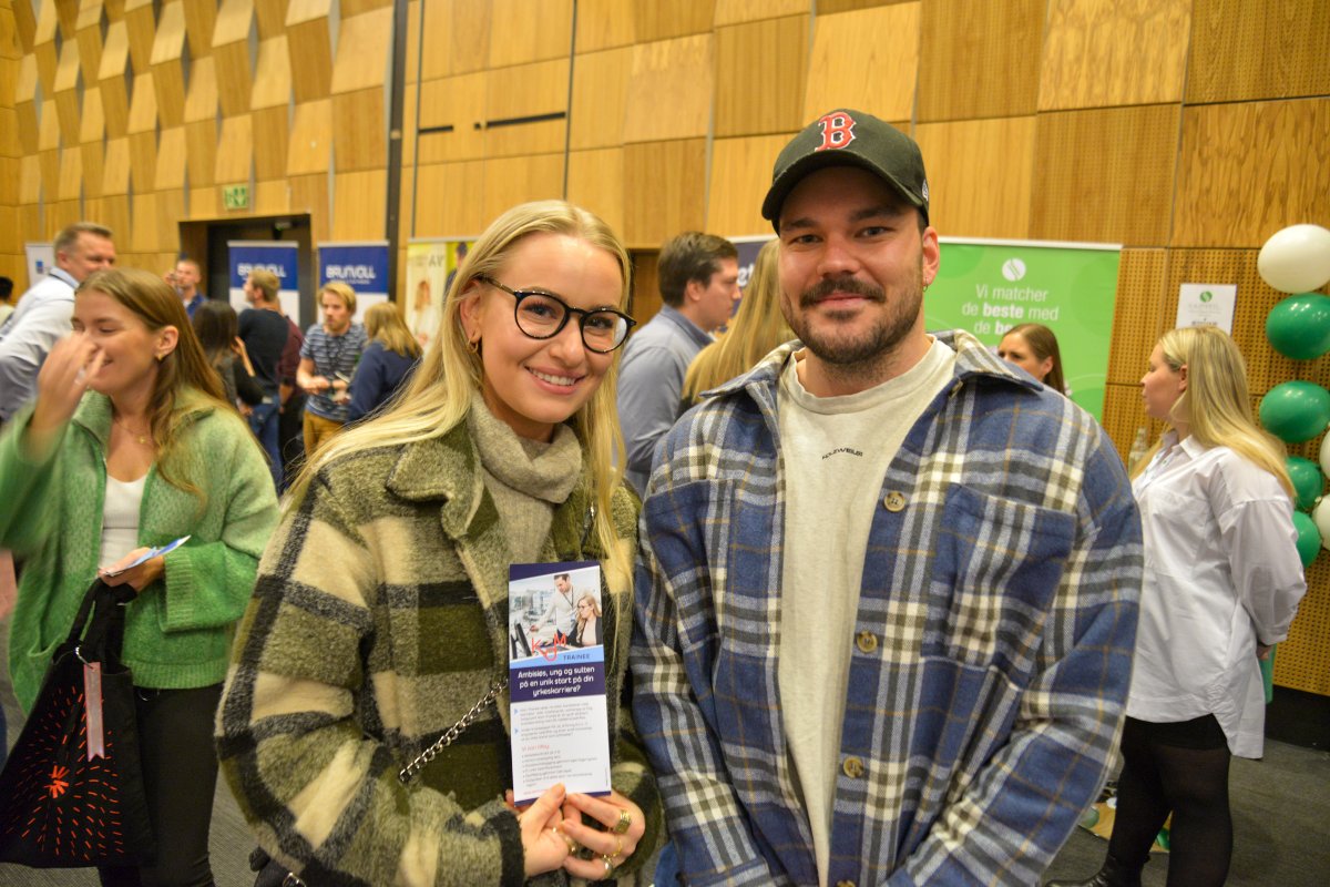 Hedda Bangsund og samboeren Lars Aasprong Løbersli holder på å pusse opp hus i Kristiansund. Her ble de avbildet på «Bli med hjem»-messe i Trondheim for et par år tilbake. Foto: Magnus Kongshaug Johannessen. Bildet er fra en artikkel i TIDENS KRAV