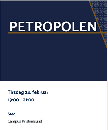 Petropolen 24. februar 2026, 19-21.00